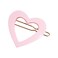 France Luxe Heart Tige Boule - Petal Star Hair Clip, 1 1/4" Tall, 5/16" Wide, 1 Count, Unisex Adults