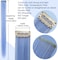 Rhyme 21" 16 PCS Light Green Sky Blue Hair Ins Colored Clip in Hair Extensions Straight Fashion Hairpieces for Party Highlights Girls Hair Accessories (Light green,Light blue)