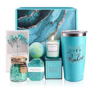 Spa Gift Basket Set for Women, Relaxing Self Care for Wife, Unique Gift Set for Best Friend, Sister - Great for Mother's Day , Birthday, Employee, Customer, Teacher, Nurse Appreciation Ultimate Set.