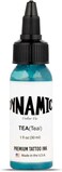 Dynamic Color Co- Teal Tattoo Ink, Made in USA, Since 1990, Not Tested on Animals, (1oz Bottle)
