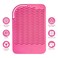 9" x 6.5" Silicone Heat Resistant Travel Mat, Anti-Heat Pad Cover for Hair Straighteners, Curling Irons, Flat Irons and Other Hair Styling Tools - Baby Pink