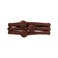 Snap Hair Ties for Thick, Natural, Curly Hair   No Slip, No Tension Pro Hair Tie   Strong Ponytail Holder (3 Pack, Brown)