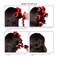 Red by Kiss 30 PCS Flexi Rods, Flexible Curling Rods, Twist Foam Hair Rollers, No Heat Hair Curlers 10" Sets