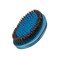 RED Premium Boar Bristles Brush Pocket Wave Brush with Case Bow Wow 360 Wave Brush for Men Medium Hard Curved Brush (Blue)