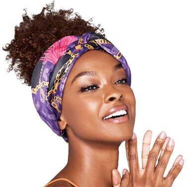 Red by Kiss Silky Headband for Women Twist Knotted Silky Hair Bands Turban (Luxe Tassel)