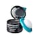 Red by Kiss Quick Cover Hair Concealer, Temporary Root Touch-Up, Precision Gray Coverage, Lightweight &amp; Waterproof, Biotin Infused (Black)