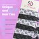 Volleyball Hair Accessories, Girls Volleyball Hair Ties, No Crease Volleyball Hair Elastics Set, Volleyball Gift