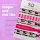 Infinity Collection Heart &amp; Horse Hair Ties Set   No Crease Equestrian Gift Ponytail Holders for Girls &amp; Women   Sports Ribbon Ties