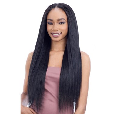 Organique Mastermix STRAIGHT 24" (1B OFF BLACK) - Shake-N-Go Synthetic Bundle Weave