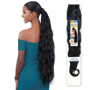 Shake-N-Go Synthetic Organique Pony Pro Ponytail - BODY WAVE 32" (1)