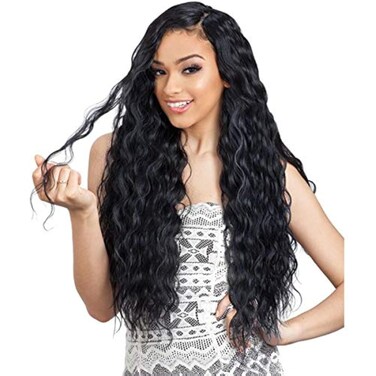 Organique Mastermix Shake-N-Go Synthetic Weave Hair Extension - BREEZY WAVE 30" (2 Dark Brown)