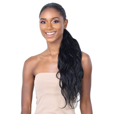 Organique Mastermix Shake N Go Pony Pro Synthetic Ponytail - BODY WAVE 24" (2 Dark Brown)