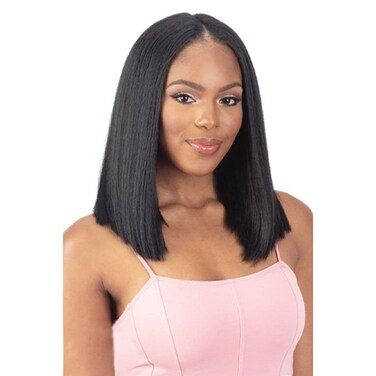 Freetress Organique U Part Wig Natural Yaky Straight (14", 1B)
