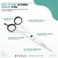 Professional Hair Cutting Scissors, Made of German Stainless Steel Hair Scissors, 6 inches Hair shears with Case, Barber Accessories Scissor Useful for Salon and Home (Silver Shine)
