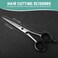 Professional Hair Cutting Scissors, Made of German Stainless Steel Hair Scissors, 6 inches Hair shears with Case, Barber Accessories Scissor Useful for Salon and Home (Silver Shine)