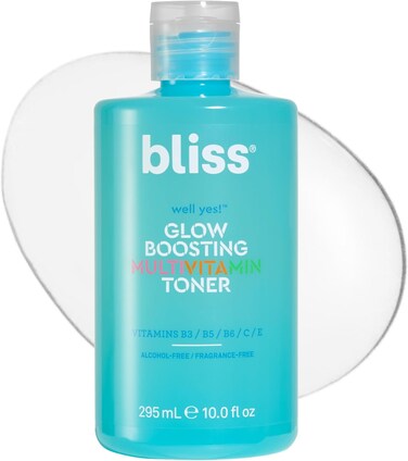 Bliss Well Yes Hydrating Toner with Vitamin B3, B5, B6, C &amp; E - Brightens, Soothes, and Balances Skin - Alcohol-Free, Ideal for Sensitive &amp; Oily Skin