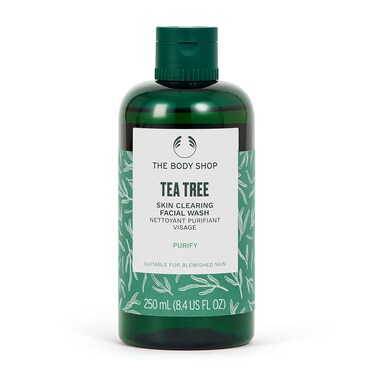 The Body Shop Tea Tree Skin Clearing Facial Wash &ndash; Purifying Vegan Face Wash For Oily, Blemished Skin &ndash; 8.4 oz