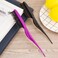 Frienda 2 Pieces Boar Bristle Brush Comb Hair Teasing Brush for Women Men Salon Boar Nylon Bristle Beauty Styling Backcombing Tool(Fuchsia and Purple)