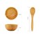 Eco Bamboo Mixing Bowl - Cute Small Facial Skin Care Mixing Bowl DIY Homemade Mini Cosmetic Tool Sets