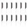 STUDIO LIMITED Carbon Pin Tail Comb Set &ndash; 12 Pcs Anti-Static Rat Tail Combs for Easy Parting and Styling with Stainless Steel Tips