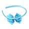 Girl's Fashion Pure Color Bowknot Headband Multicolor Optional for Travel Photography Daily Life (White)