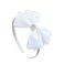 Girl's Fashion Pure Color Bowknot Headband Multicolor Optional for Travel Photography Daily Life (White)
