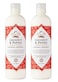Nubian Heritage Coconut &amp; Papaya Body Lotion (Pack of 2) with Shea Butter, Cocoa Seed Butter, Olive Oil, Aloe Vera Juice, Papaya Fruit Extract, Songi Mushroom Extract and Roselle Flower, 13 oz