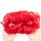 Messy Bun Hair Piece, Hair Bun Hair Pieces for Women Girls Synthetic Wavy Curly Hair Bun Scrunchies Ponytail Extensions (Red)