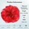 Messy Bun Hair Piece, Hair Bun Hair Pieces for Women Girls Synthetic Wavy Curly Hair Bun Scrunchies Ponytail Extensions (Red)