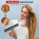 Hair Dryer with Diffuser, IG INGLAM 1875W Professional Ionic Blow Dryer, 110, 000 RPM High-Speed Brushless Motor, Auto-Clean, 3 Heat Settings &amp; 3 Speed &amp; Cool Shot Button Settings for Easy Home/Travel