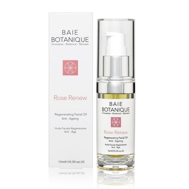 Baie Botanique Anti-Aging Facial Oil 15ml - Rose Absolute, Camelia, Borage, Evening Primrose, Abyssinian &amp; Amla Oil - 100% Natural, 90% Organic