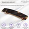 French Amie Small 2 1/4 inch Celluloid Handmade Hair Barrette No Slip Grip Durable Styling Women Hair Accessories Hair Clip for Girls, Made in France(Tokyo)