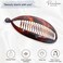 Parcelona French Narrow Large 6 1/2" Tortoise Shell Celluloid Made in France Ponytail Holder Banana Hair Clip for Women and Girls