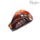Parcelona French Vrille Medium 3.5" Celluloid No Slip Grip Volume Jaw Hair Claw Clips for Women and Girls, Made in France (Tortoise Shell)