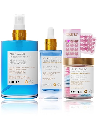 Truly Beauty Shaving set - shaving cream for women, shave scrub for women, body butter for women, shaving kit for women