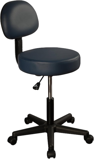 Master Massage Pneumatic Hydrolic Rolling Massage Clinical Spa Tattoo Office Swivel Stool with Backrest
