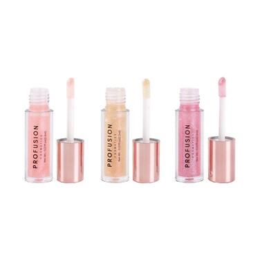 Profusion Cosmetics Written in the Stars Mini Lip Gloss Trio, Experience the Portable Brilliance and Dive Into Luxury With Premium Beauty Tool