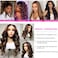 20 Inch Ombre Honey Blonde Human Hair Wigs 1b/30/33 Body Wave Highlight Lace Frontal Pre plucked with Baby Hair Wet and Wavy Glueless Wigs for Black Women Free Parting