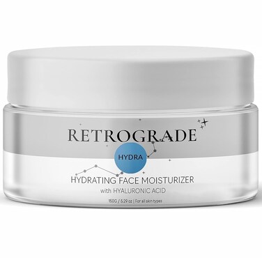 Retrograde Skin Care Hydra Hyaluronic Acid Ultra Hydrating Water Gel Cream Daily Face Moisturizer for Dry Skin, Oil-Free, Non-Comedogenic Face Lotion Hydration for More Youthful-Looking Skin, Scented