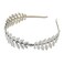 Fodattm Women Lady Greek Roman Laurel Leaf Hair Hoop HeadBand Bridal Hair Crown Headdress Metal Leaf Branch French Hair Bands Hair Accessories (Silver - A#)
