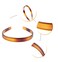 Set of 2 Women Hard Plastic Headband Hair Hoop Black and Brown High-grade Headwear Hairband (Style B#)