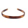 Set of 2 Women Hard Plastic Headband Hair Hoop Black and Brown High-grade Headwear Hairband (Style B#)