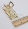 Suoirblss Vintage Metal Claw Hair Clip Women Fashion Retro Hair Catch Barrette Hair UpdoClaw Clip Jaw Clips for Thick Hair (Gold)