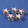 Tiny Pearl Hair Studs Hair Pin Hair Ring Hairstyle Embellishment Hair Accessories for Women and Girls Gifts 5Pcs (Star)