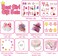 Rolling Art Hair Accessories for Girls Hair Clips Including Jewelry Box Hair Stuff Hair Barrettes Hair Ties Hair Bows Teen Girl Gift Toys for Girls Age 3-12
