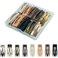 40 Pcs Snap Hair Clips for Women Girl Double Grip Hair Clips Hair Barrettes 8 Colors Women Hair Barrettes Accessories with Plastic Box (40pcs)