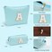 YOOLIFE Skincare for Girls 10-12 - Personalized Initial Makeup Bag丨Cosmetic Bag丨Travel Toiletry Bag丨Birthday Gifts for Women Her Bridesmaid Friend Wife Girlfriend Daughter Teacher Birthday Gifts A