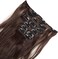 24"-26" Clip in Hair Extensions 6Pcs 16 Clips Curly Wavy Straight Thick Clip on Synthetic Hair Extension Hairpieces