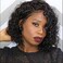 Glueless Short Curly Bob Lace Front Wig 100% Brazilian Human Hair Pre Plucked With Baby Hair For Women (10 inch, 13x4 150% density)