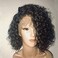 Glueless Short Curly Bob Lace Front Wig 100% Brazilian Human Hair Pre Plucked With Baby Hair For Women (10 inch, 13x4 150% density)